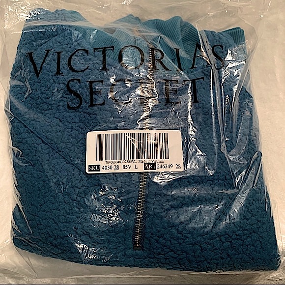 VS PINK Half Zip Sherpa - Picture 2 of 6